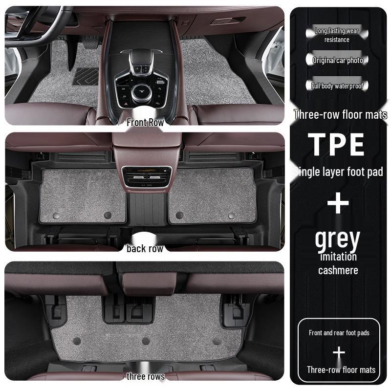 TPE Full-Coverage Floor Mats for Chery Tiggo 8, 6 & 7-Seater (2018-2025 Pro Plus Models)
