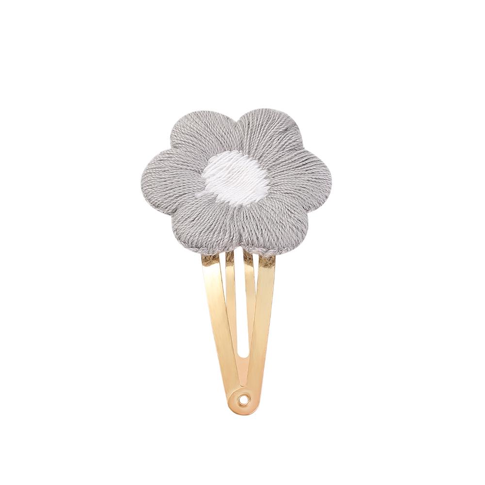 2 Stück/Los Stickerei Blume Haarnadeln Kinder Blume Haarspangen Süße Mädchen Baby Haarschmuck Vintage Haarnadeln Haarspangen