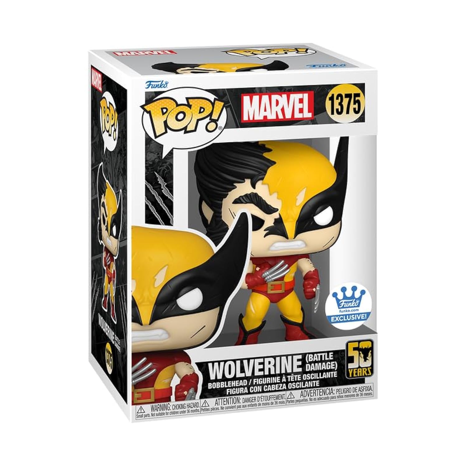 

Marvel Wolverine Marvel Funko funko (Battle Damage) Pop!