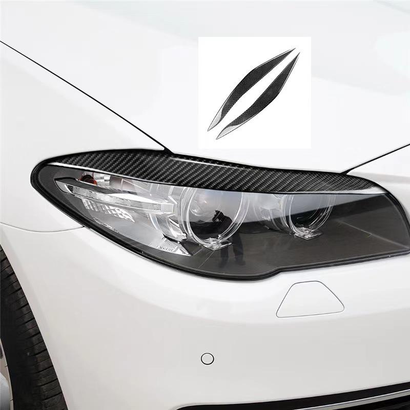 Ochranné nálepky na obočí světlometů z uhlíkových vláken pro BMW řady 3 F30/F35