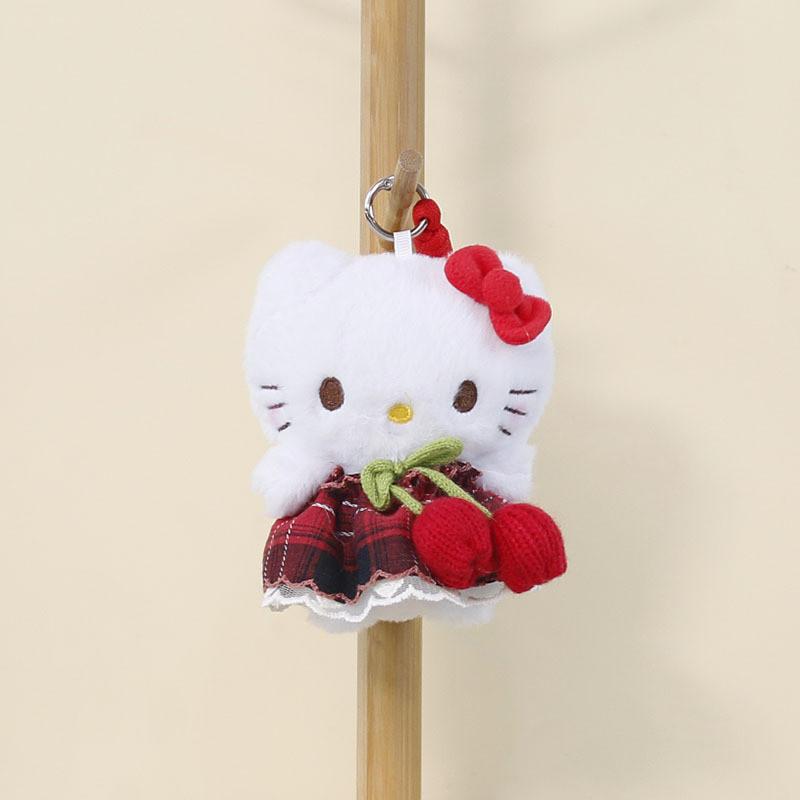 Cat Plush Keychain With Soft Pp Cotton Filling For Bag Decor And Gift