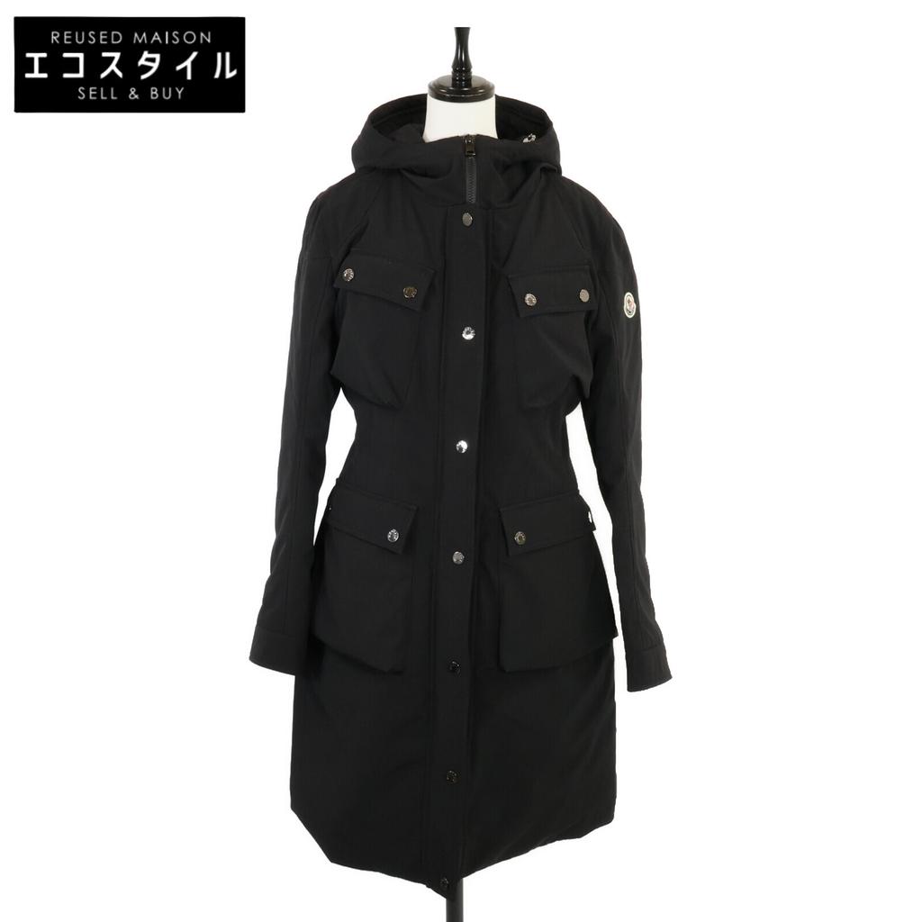 MONCLER COLORADO HOODIE DOWN coat 1 blackUsed