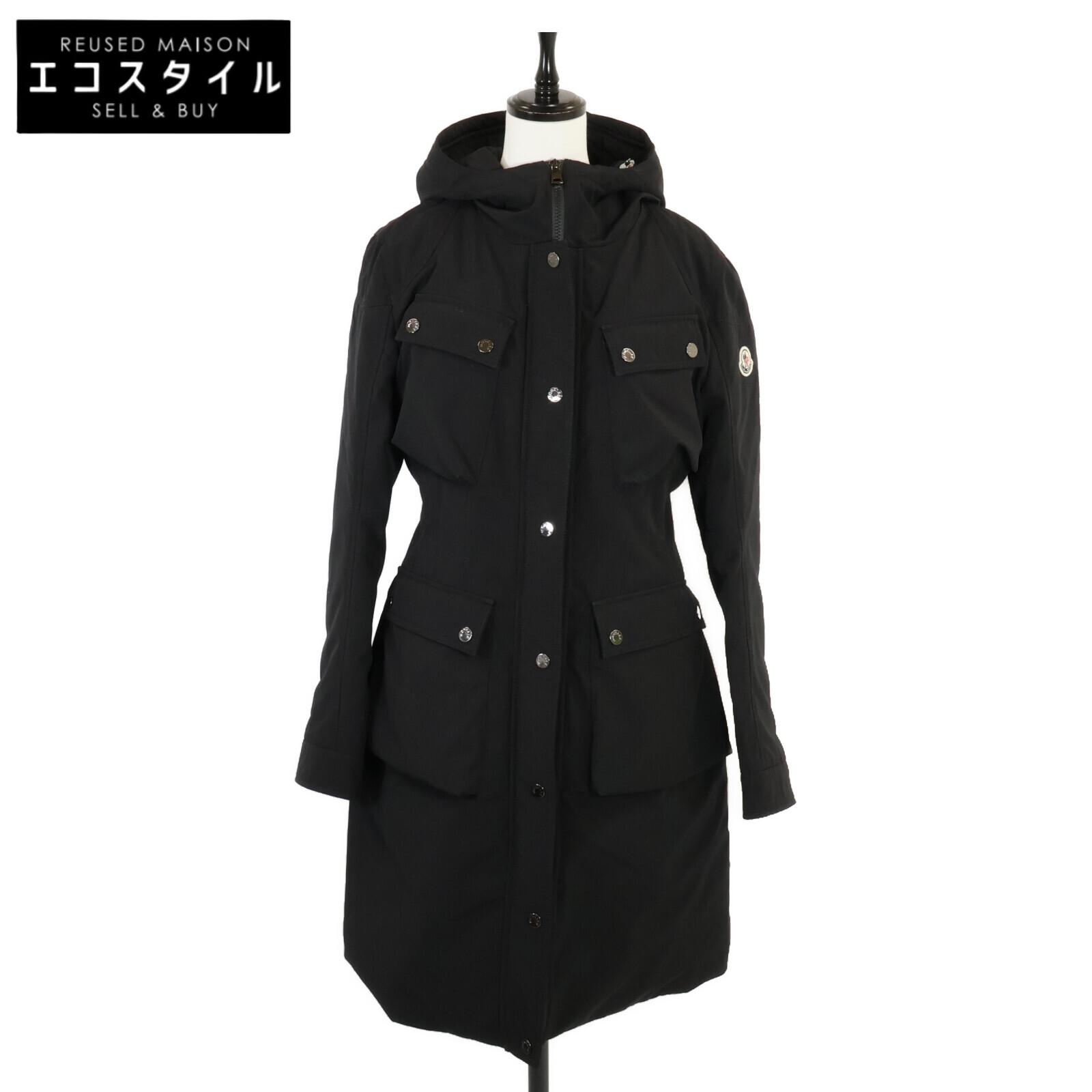 

MONCLER COLORADO HOODIE DOWN coat 1 blackUsed