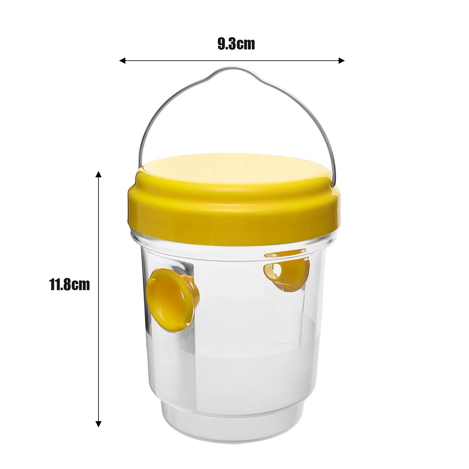 

Bee Trap Insect Fruit Fly Wasp Catcher Lure Waterproof Outdoor Hanging Trap Clear Traps Box Catcher Pest Control Tools