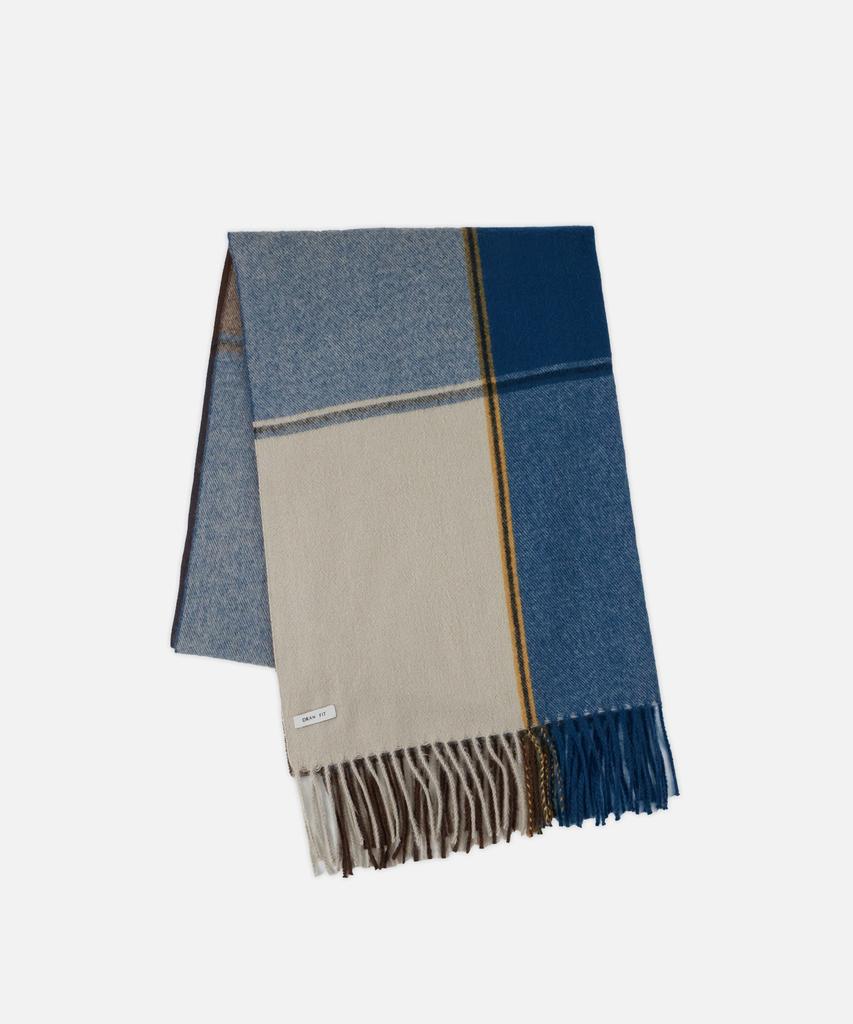DRAW FIT Soft Square Check Scarf [4 Colors]