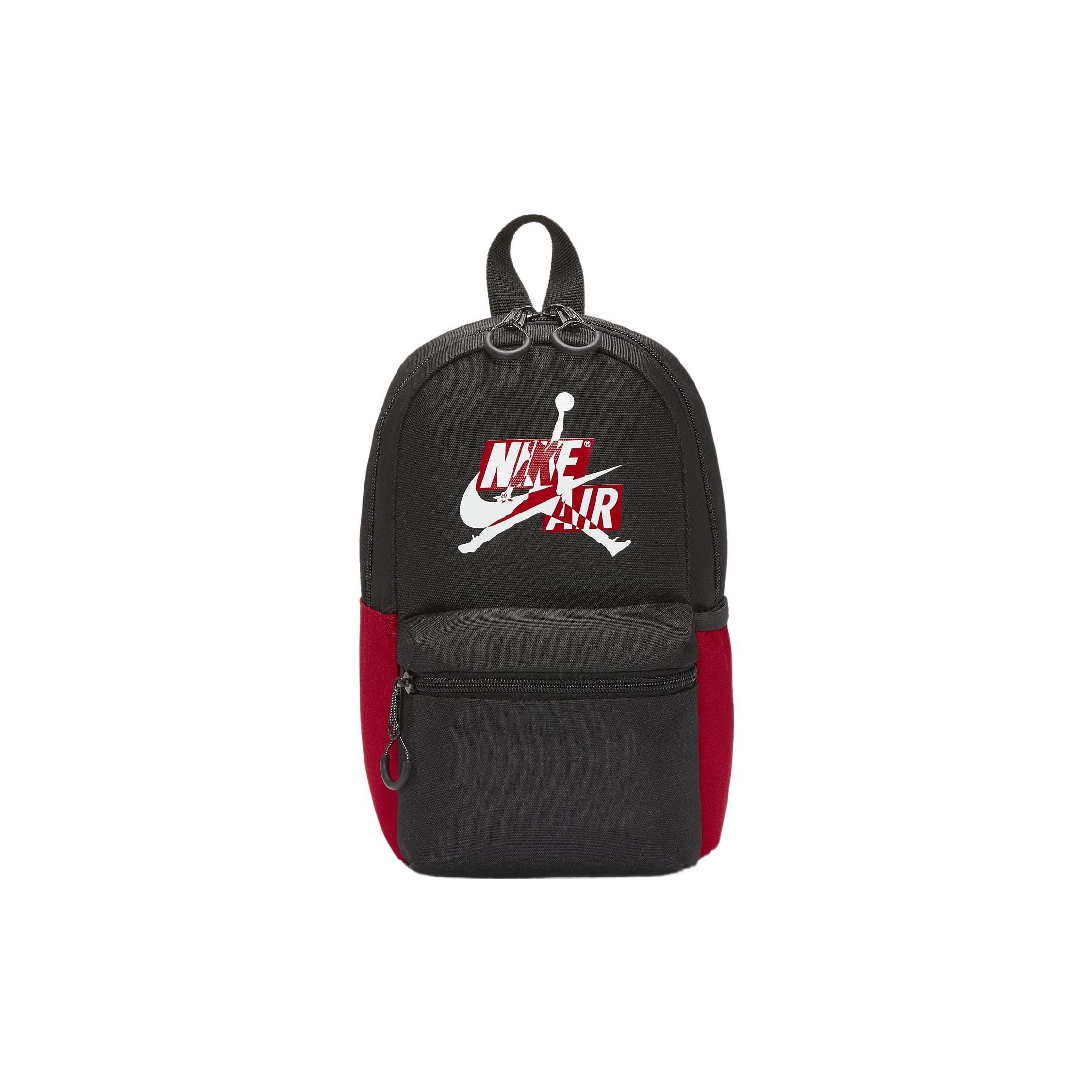 Jordan Air Logo Sports Polyester Mini Backpack Men Backpacks Black 7A0381-023 Mini