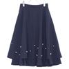 Rene Navy 6214020 Pearl Skirt skirt 34 NavyUsed