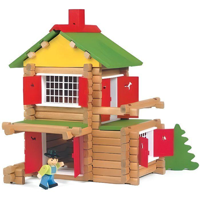 JeuJura My Wooden Chalet, 135 Pieces