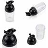 Plastic Cocktail Shaker Hand Shaker Cup With Scales 200ml Milk Tea Wine Drink Shaker Mixer Shake Bottle Home Bar Utensils