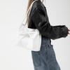 Stylish Large Capacity Casual Handbag For Women In Black Pink White And Khaki