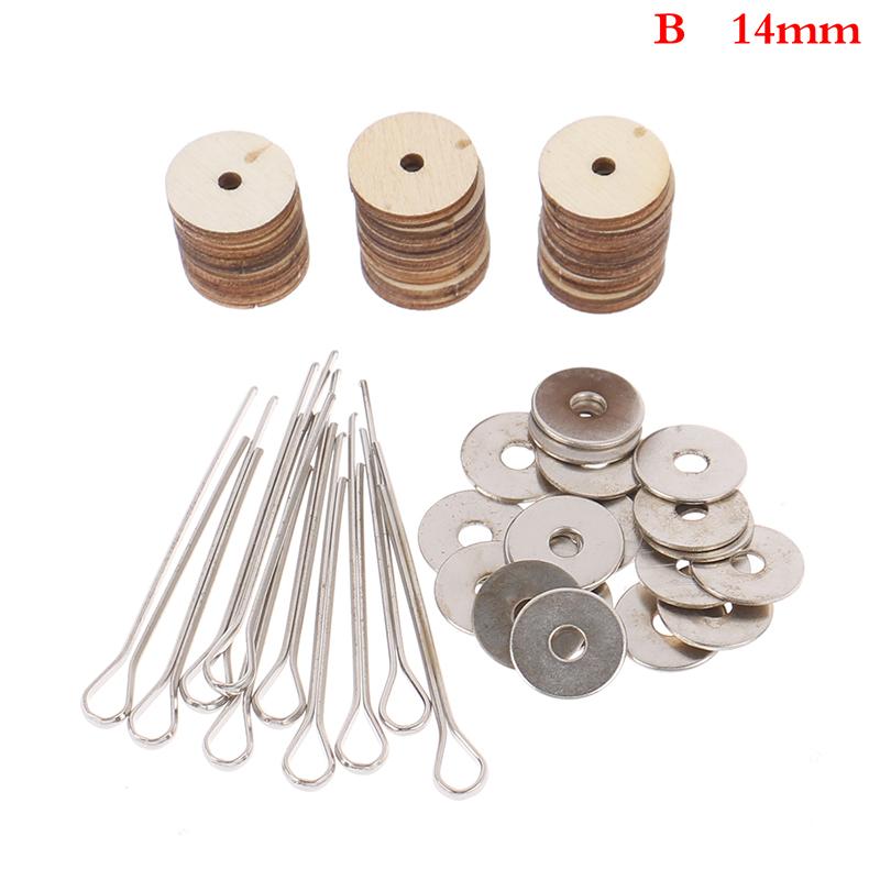 Akcesoria do stawów niedźwiedzia DIY Drewniany obrotowy paznokieć Końcówka stawu niedźwiedzia Śruba stawu niedźwiedzia