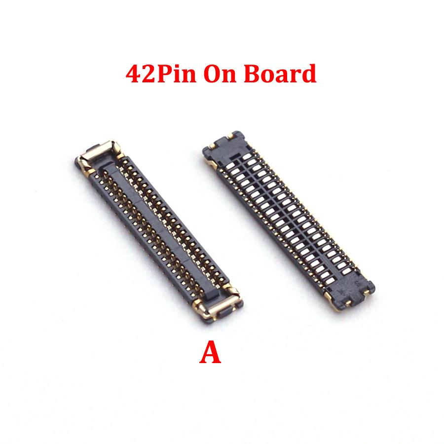 2pcs For IPad 7 8 9 Pro 10.2 7th 8th 9th A2270 A2602 A2197 A2198 42 54 Pin Touch LCD Display Screen FPC Connector Plug Board