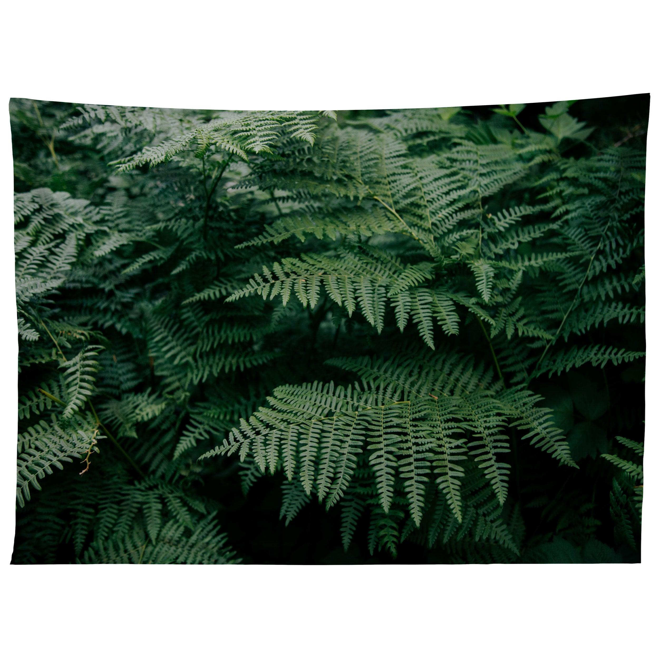 GREEN FERNS tapestry 75x100