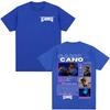 Rapper Cano Triana Tour Merch T-shirts Men Women Fashion Hip Hop Oversized T Shirt Comfort Cotton Casual Short Sleeve T-shirt