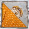 Spring and Summer Graffiti Flowers 71 * 71 Square Scarf Travel Sunscreen Headscarf Practical High-end Scarf for Mother