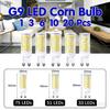 1-20PCS LED Bulb G9 Ceramic 33LEDs-75 LEDs SMD2835 Brightest Lamp AC85-265V Warm/Cool White Spotlight Replace Halogen Light