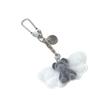 Fashionable Lovely Small Flocking Bear Pendant Charm Portable for Keychain and Phone Accessory Decoration Daily Use