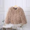 VAYLA Fashion Luxury Cropped Faux Fur Coat Women's Winter Ins Hot Fluffy Short Faux Fur Jacket Street Style Warm Outwear