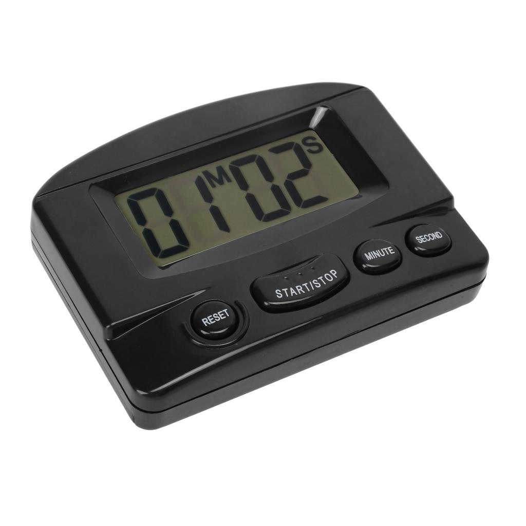 Küchentimer Lauter Ton Zeit Abgelaufen und Countdown Magnetisches Design Multifunktionaler Digitaluhr-Timer Schwarz