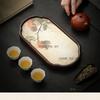 29x15x2.5cm New Household Bamboo Water Absorbing Tea Tray, Chinese Retro Dry Tea Tray