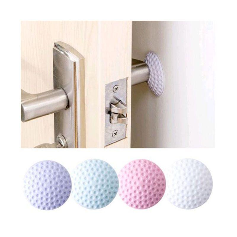 Self-adhesive Door Stopper And Wall Protector Pad For Doorknob Damage Prevention