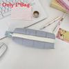 Soft Polyester Wallet Coin Bag With Zipper For Students And School Supplies