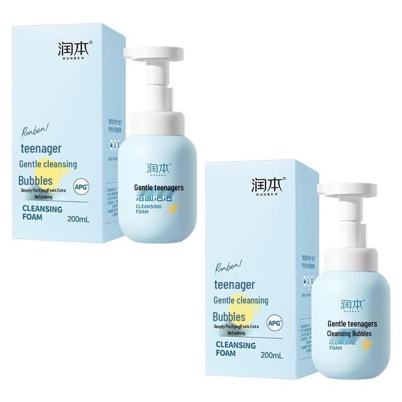 RUNBEN Youth Gentle Foaming Cleanser