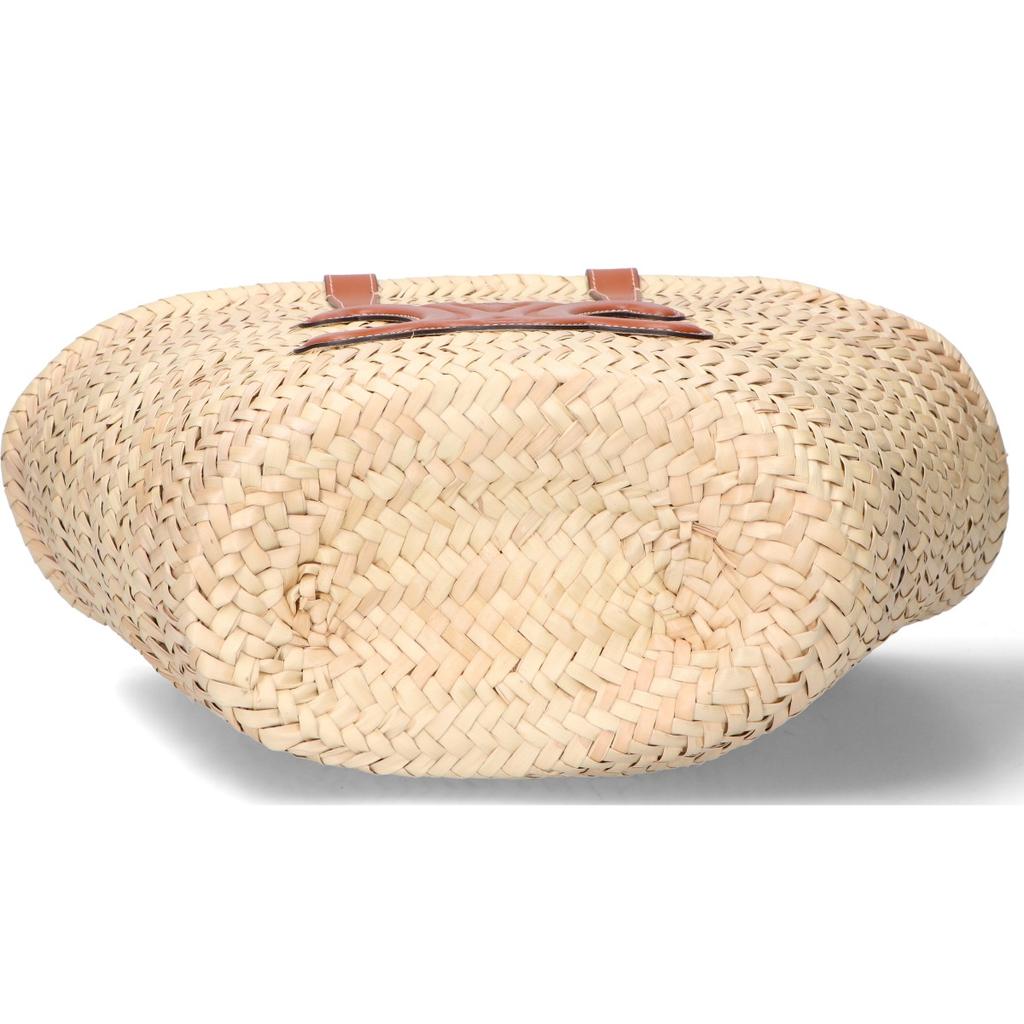 Celine Ausgezeichneter Zustand 113832CGG.04LU Teen Classic Korbtasche Raffia x Kalbsleder Triomphe Handtasche TanBenutzt