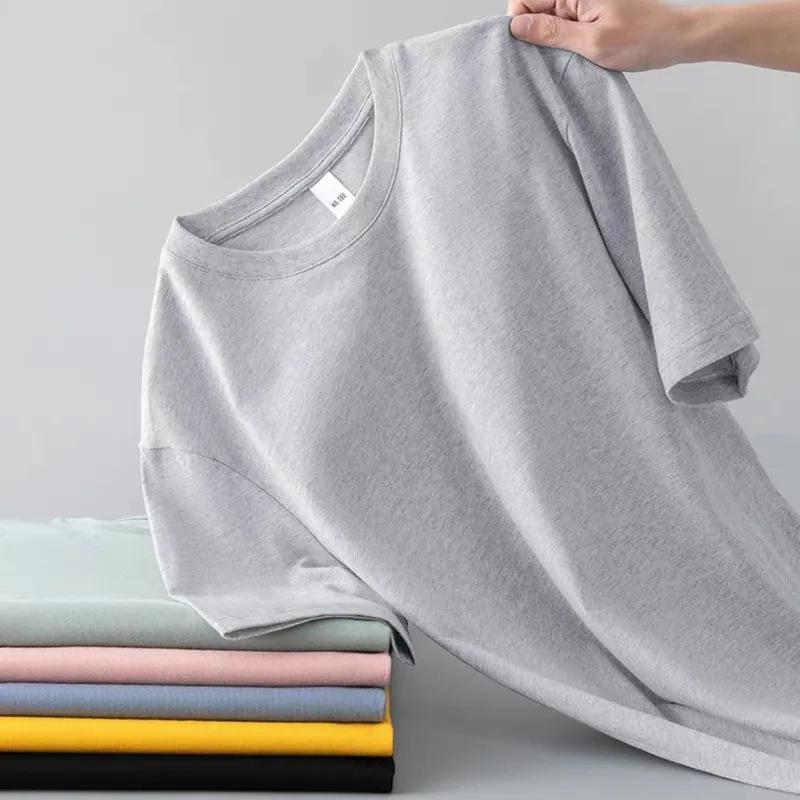 Men's Plus Size Summer Short-Sleeve T-Shirt - Loose, Versatile, Youthful Design