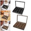 12 Slots Watches Carry Case Lightweight for Father's Day Birthday Gift