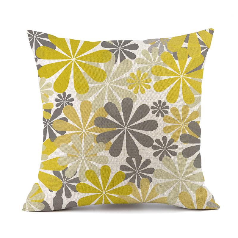 Outdoor Waterproof Cushion Cover 45X45 Floral Pillowcover Decorative Sofa Cushions Throw Pillows Pillowcase