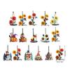 Iron Paper Towel Holder Flowers Christmas Tissue Holder Kitchen Roll Paper Stand Organizers for Kitchen Countertop