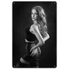 Sexy Girl Poster On the Wall, Metal Plaque