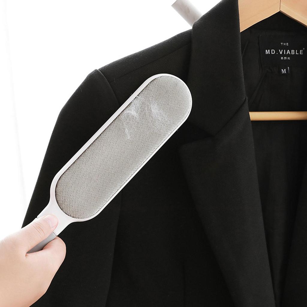 Lint Brush and Pet Hair Remover for Laundry, Clothes, Couches, Car Seats, Furniture and Fabric, Reusable Hair Removal Brush, Double-Sided Lint Roller
