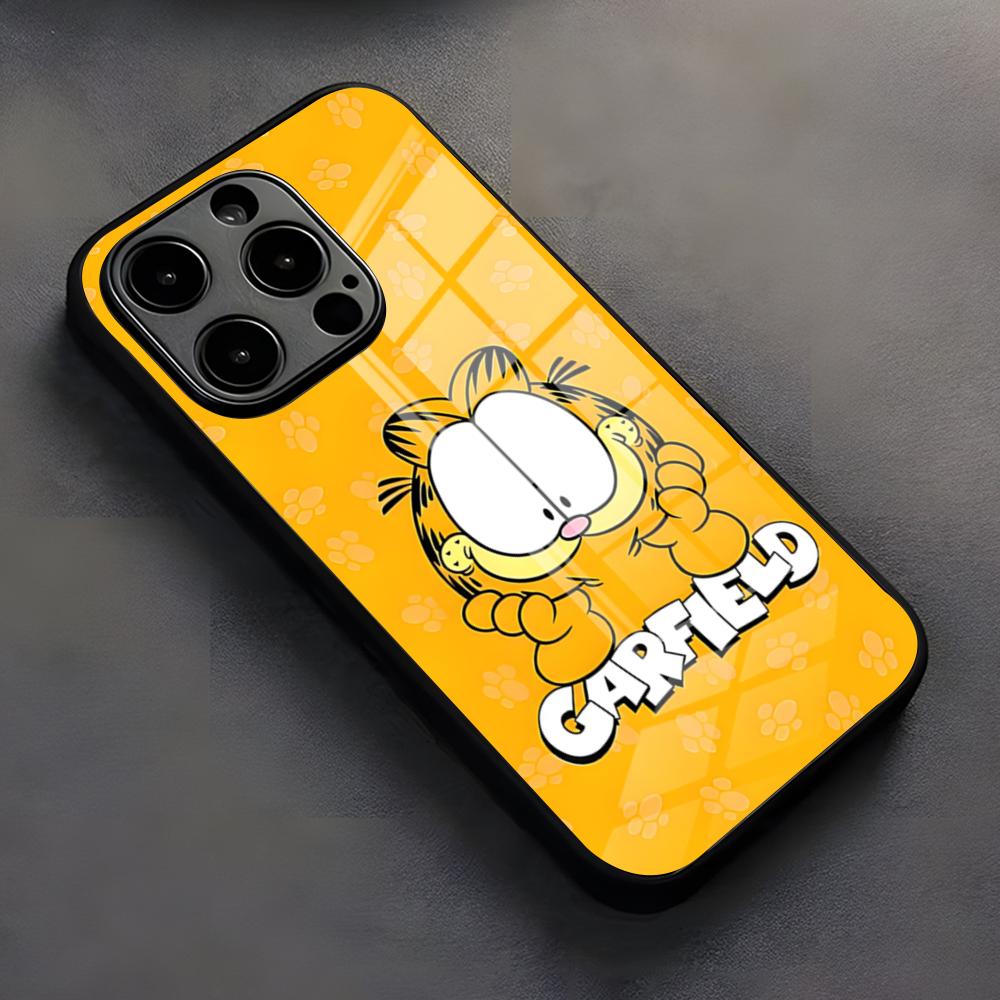 Cute Cat G-GarfieldeS Phone Case For IPhone 17 Pro Max 16 15 14 Pro Max 13 11 X Xs Xr 8 7Plus Silicone Cover