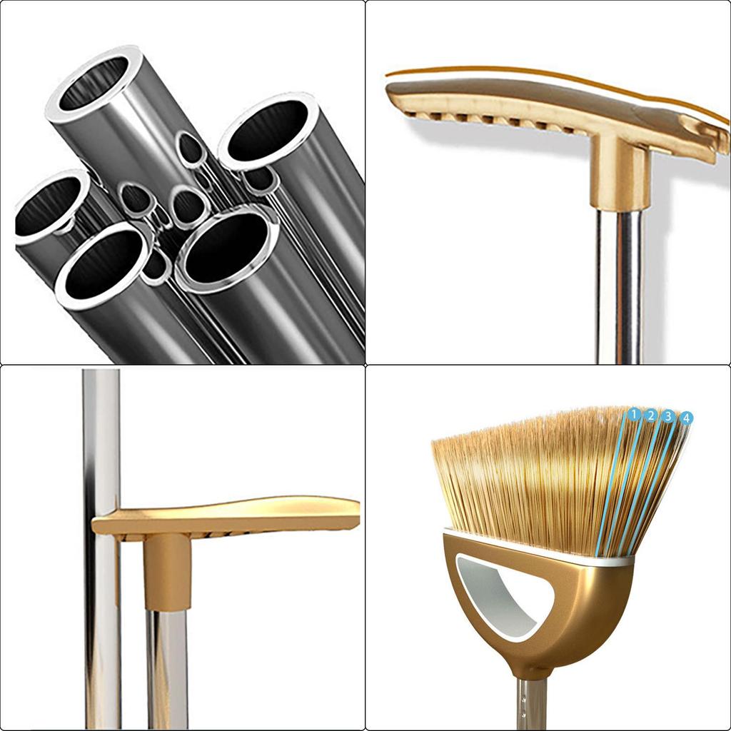 Magic Broom Dustpan Set With Long Handle Plastic Floor SweeperMultifunction Cleaning Tools With Comb Shape Filter For Floor