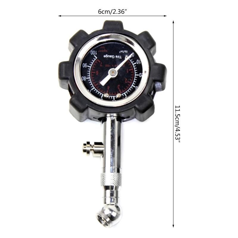 Heavy Duty Tire Pressure Gauge High Accuracy Air Pressure Tire Gauge PSI KPA BAR for Cars Trucks Motorcycles Bikes