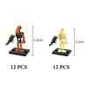 Epic Battles, Space Theme Action Figure Soldiers For Creative Play, Laser Blaster Weapons And Military Minifigures, Compatible With Major Building