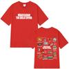 Noah Kahan The Great Divide Tour Grafisch T-shirt Mannen Vrouwen Hip-hop Y2K Shirt Zomer Los Katoenen Tops Streetwear