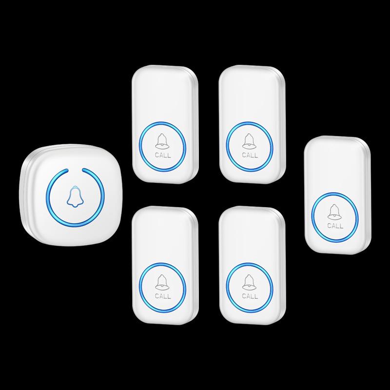 Wireless Doorbell with Ultra-Long Range, Smart Remote Control, and Elderly Call Button for Home or Office Use