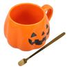 1Set Pumpkin Ghost Ceramic Cup Halloween Coffee Tea Milk Mug Home Office Decorative Water Mug Halloween Mugs Pumpkin Shape Cup