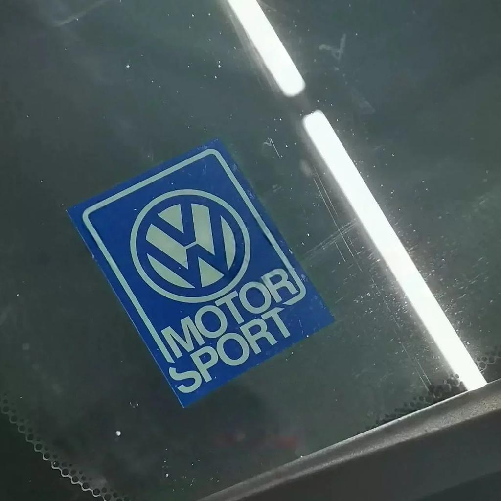 2025 Heiße JDM Statische Auto-Scheibenaufkleber Für Volkswagen Golf MK6 MK7 Passat Polo T5 Magotan Touran Scirocco Dekorative Embleme