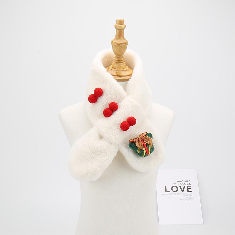 

Children s Cute Plush Scarf - Warm Neck Warmer for Boys & Girls, Perfect Holiday Gift 75cm x 10cm
