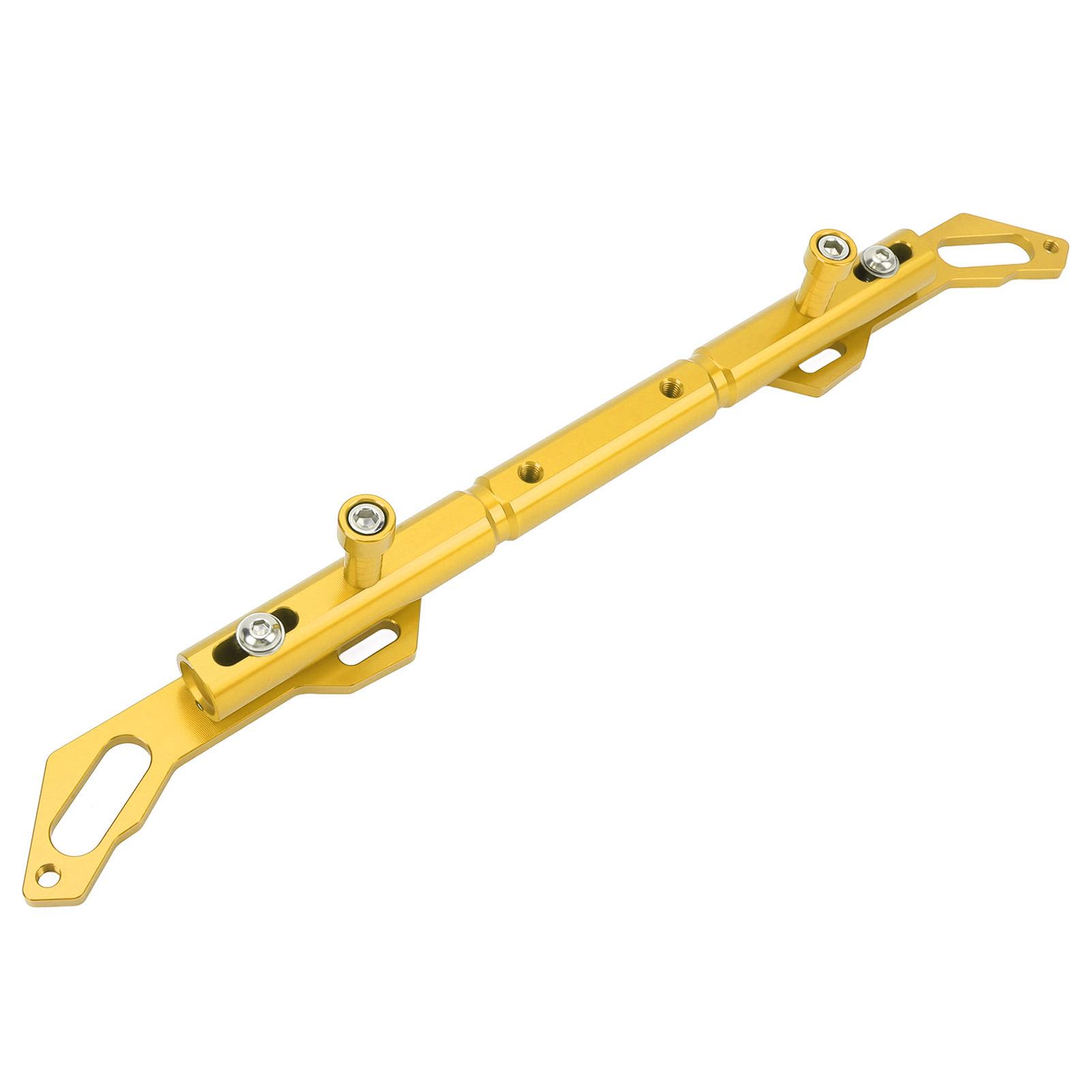 

Мотоциклетна поперечина з ЧПУ з алюмінієвого сплаву, міцна, регульована, балансувальна поперечина керма, підсилювач важеля золотий