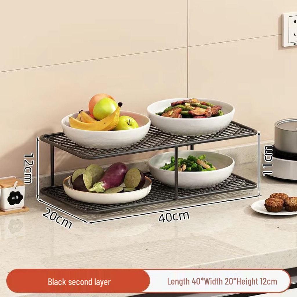 Multi-Layer Hot Pot Prep Dish Holder & Storage Rack