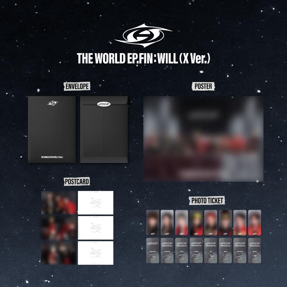 ATEEZ The World EP.Fin: Will X Ver. 7inch Vinyl + Random Color LP