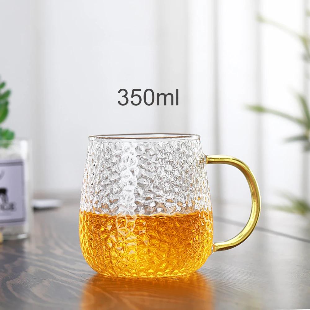Japanese glass water mug simple creative coffee mugs household breakfast milk cup high temperature resistant office teacup