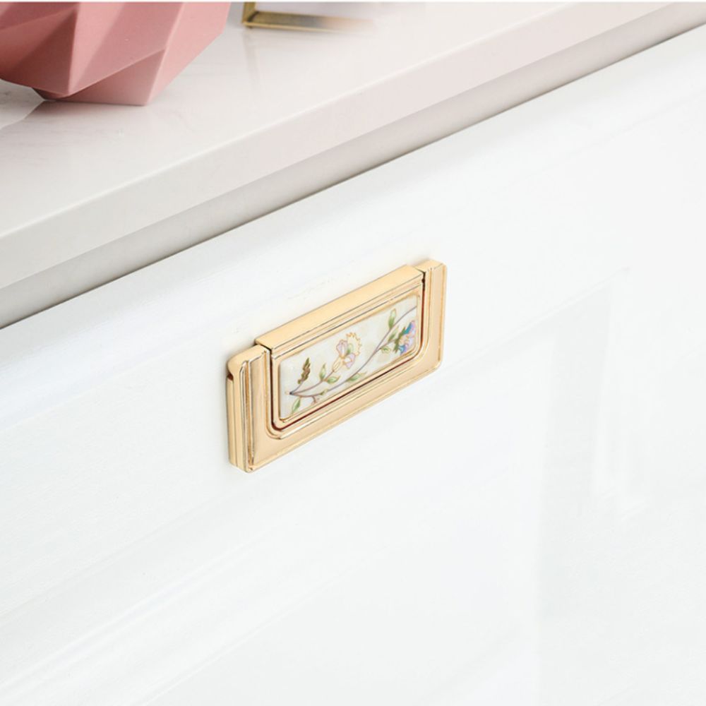 Stilvolles Design Europäischer Stil Schranktürknauf Leichter Luxus Luxus Schrankgriffe Kleiderschrank