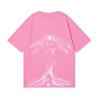 Makora Jujutsu Kaisen Rückenkunst Baumwoll-T-Shirt Hochwertige Streetwear-T-Shirts Geeignet für Männer und Frauen Sommer