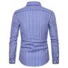 2026 Men's Slim Fit Striped Long Sleeve Shirt - Youth Fashion Business Casual
